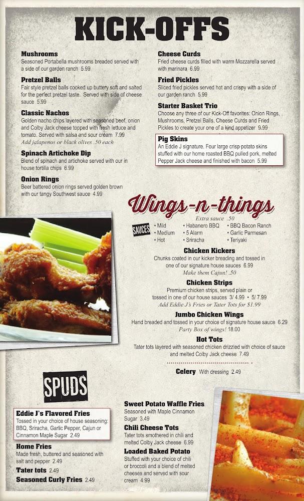 Eddie J's Grille Menu image 4
